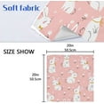 thumbnail image 7 of Coolnut Cute Rabbit Easter Napkins Dinner Napkins Cloth,Set of 4 20 x 20 Inch Soft Polyester Reusable Dinner Napkin for Family, Restaurant, Weddings, Parties, Holiday Dinner Home Decorative, 7 of 7
