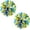 Blue+Yellow+White#Ring, variant on 2 PCS Cheerleading Pom Poms with Handle or Ring for Team Spirit Sports Dance Cheering Kids Adults, Cheer Pom Poms for Halloween Basketball Football Stage Performance