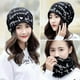 thumbnail image 2 of Otoño e invierno, gorro de punto japonés y coreano para mujer, pañuelo para la cabeza, jersey, bufanda cálida, máscara, tres en uno, combina con todo, 2 of 6