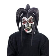 Twisted Jester Costume Mask Black/Red