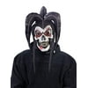 Twisted Jester Costume Mask Black/Red