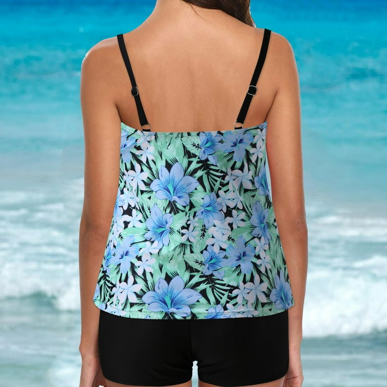 Set Strap Print Plus Bathing Women Bikini Digital Suit Swim Bras for under  Swimsuits plus Size Swimwear Two Piece with Sleeves Women's Bathing Suits