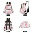 thumbnail image 2 of JIALIOU Mini Backpack Purse for Women Quilted Casual Daypack Small Travel Shoulder Bag, Pink Cow and Strawberry, 2 of 7