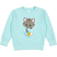 thumbnail image 2 of Inktastic Cute Cat, Little Cat, Kitty, Kitten, Fish Bowl Toddler Sweatshirt, 2 of 4