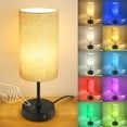 thumbnail image 1 of Lámpara de mesa Unicozin 38x12 cm regulable RGB USB 100-265 V, 1 of 9