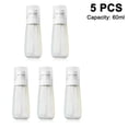 thumbnail image 1 of Botellas de spray tamaño de viaje, juego de botellas de spray de niebla fina de 5 piezas, botella de spray facial de maquillaje sin aire vacía, contenedores de viaje recargables transparentes para perfume cosmético para el cuidado de la piel MFZFUKR 2035698-4, 1 of 8