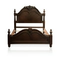 thumbnail image 2 of Furniture of America Leonora Wood Panel Bed, Eastern King, Cherry, 2 of 3