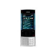 Nokia X3 Feature Phone, 2.2" LCD240 x 320, Silver Blue