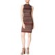 thumbnail image 2 of Vestido ajustado bar III para mujer Cuello alto Rojo Pequeño, 2 of 2