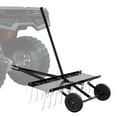 thumbnail image 1 of VEVOR Tow Behind Dethatcher, 40-inch Tow Dethatcher with 20 Spring Steel Tines, Lawn Dethatcher Rake for ATV or Mower, Tow Behind Lawn Rake with Lift Handle for Garden Farm Grass, 1 of 9