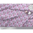 thumbnail image 3 of Soimoi Georgette Viscose Fabric Moroccan Damask Print Sewing Fabric Yard 42 Inch Wide, 3 of 3