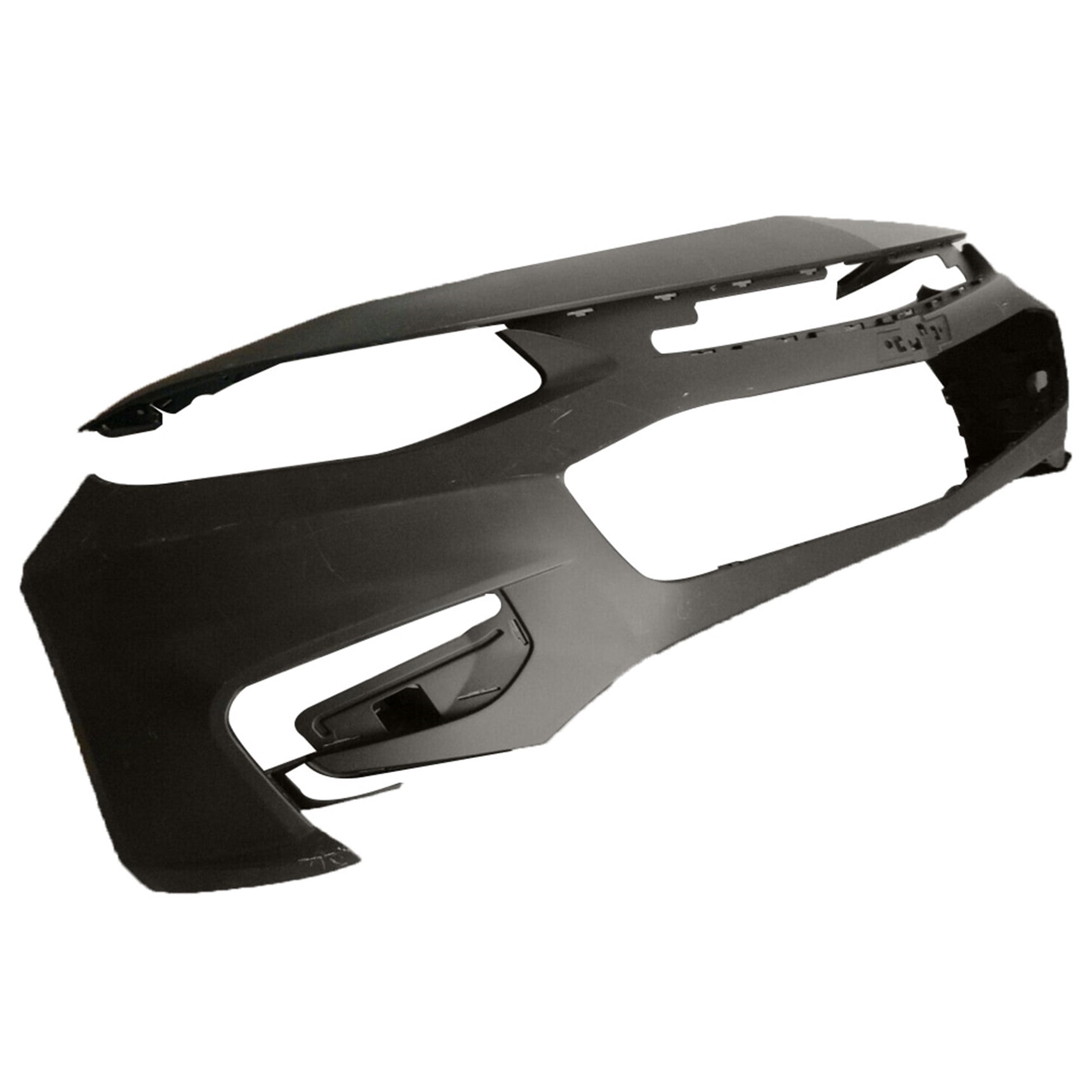 SEBLAFF Primered Front Bumper Cover for 2016 2017 2018 16-18 Chevy Malibu with LED Running Lamps