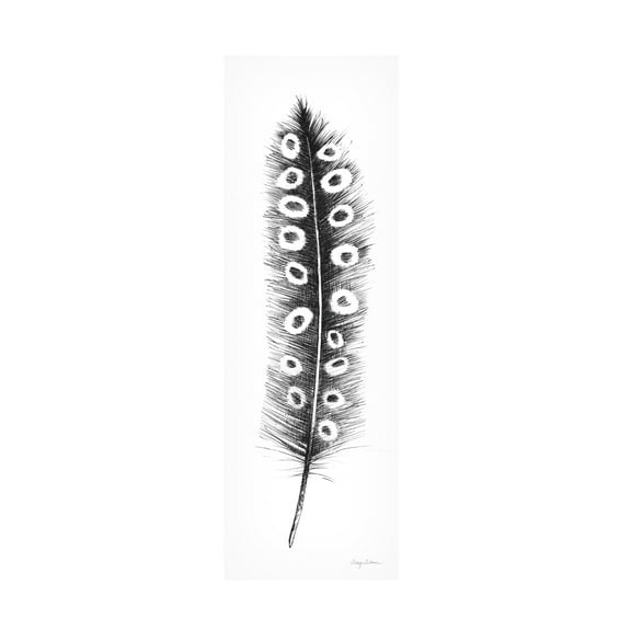 Avery Tillmon 'Spirit Feather VIIIa' Canvas Art