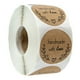 thumbnail image 3 of 500 pegatinas de letras redondas autoadhesivas de papel Kraft, etiquetas de regalo, 3 of 5