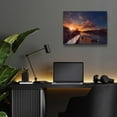 thumbnail image 6 of Epic Art 'Bateaux Mouches Sunset' by Sebastien Lory, Acrylic Glass Wall Art, 16"x12", 6 of 8