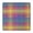Multi Color Plaid, variant on Multi Color Plaid Checkered Pattern Square Fitted Tablecloth with Elastic Edge,Square Table Cover,Washable Elastic Table Cover for Home Kitchen Party Decor 34"x34"