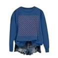thumbnail image 4 of Erwazi Valentines Sweatshirts for Women Heart Graphic Pullover Crewneck Long Sleeve Tops, 4 of 5