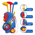 thumbnail image 3 of Set de golf Liberty para niños pequeños de 2 a 5 años con carrito de golf y tapete, 3 of 8