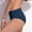 Navy, variant on Baqcunre Period Swimwear for Teens - Menstrual Leakproof Bikini Bottoms - Mid Waisted Swim Bottoms for Teens, Girls, Women Army Green L