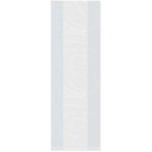 Plymor 6" x 3" x 18" (Pack of 100), 2 Mil Gusseted Plastic Bags