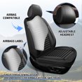 thumbnail image 2 of DIKSOAKR Seat Covers Full Set Fit For Ford Edge 2007-2024 Breathable and Waterproof Car Seat Covers 5 Seats Leather Front and Rear Seat Covers（Black）, 2 of 7
