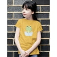 thumbnail image 2 of Cute Baby Frog Bubble Bath T-Shirt Juniors -Image by Shutterstock,  x-Large, 2 of 4