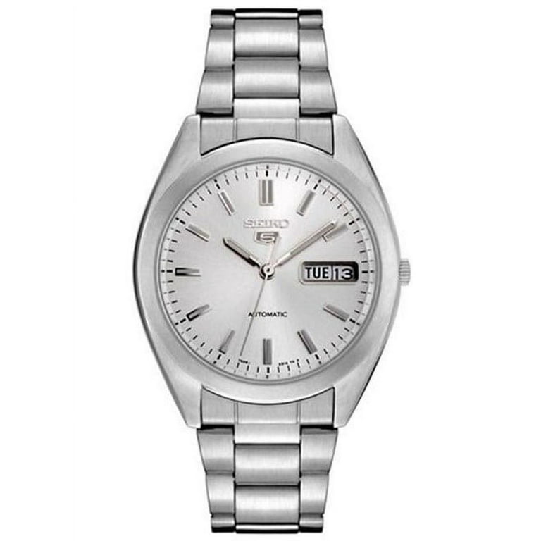 Seiko SNX993K Men's Stainless Steel Silver Dial 30M WR Watch