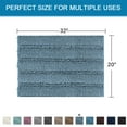 thumbnail image 3 of PrimeBeau Microfiber Non Slip Mat Anti-Slip Bath Mat, 20 x 32 Inch, Stone Blue, 3 of 7