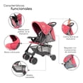 thumbnail image 3 of Carriola D Bebé D Bebé Citi Reclinable Cubre Pies Ligera Rosa, 3 of 5