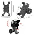 thumbnail image 5 of MOMOJIA Quick Install Motorcycle Phone Mount 360 Rotate Waterproof Not Vibration Lock, 5 of 7