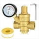 thumbnail image 1 of Regulador de Presión de Agua de 3/4 Pulgadas con Manómetro, Válvula Reductora de Presión de Agua Ajustable para Regulador de Presión de Agua DN20, 1 of 7