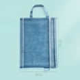 thumbnail image 6 of Pebbuoy Transparent File Holder with Lanyard Zipper Closure Large Capacity Double Layer A4 Document Organizer Office Work File Container, 6 of 7