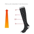 thumbnail image 6 of UDIYO 1 Pair Sweat-absorbent Sports Socks Skin-friendly Nylon High Elasticity Compression Socks for Climbing, 6 of 7