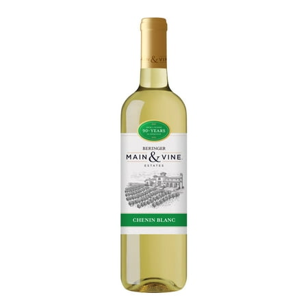 Beringer Main & Vine Chenin Blanc California White Wine, 750 ml Bottle, 14% ABV