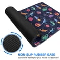 thumbnail image 6 of Long Mouse Pads for Desk,Colorful Dinosaurs Rockets Pattern Desk Mats on Top Of Desks, Desk Mouse Pad Extra Large with 3mm Non-Slip Base and Stitched Edge for Gaming,Office,Work,Home 31.5"x15.7", 6 of 6