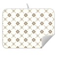 thumbnail image 5 of Ryvnso Retro Checkered Grid Pattern Dish Drying Mat for Kitchen Countertop 18x24 Large Dish Pad Drainer Rack Dish Sink Mats, 5 of 7