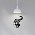 thumbnail image 3 of Music Notes Wall Art Metal Wall Decor Black Wall Signs Hanging Sculpture for Home Bedroom Kitchen Garden Housewarming Gift Christmas Halloween Holiday Wall Decoration- 11.8 x 9.8inch, 3 of 7