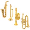 thumbnail image 2 of 4Pcs Mini Plastic Musical Instrument Doll House Instrument Model Photography Props, 2 of 9