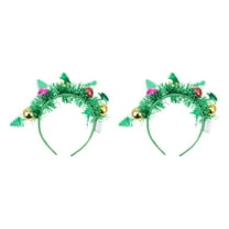 Gymnture christmas Xmas Tree Headbands Photo Props: 2pcs Holiday Booth