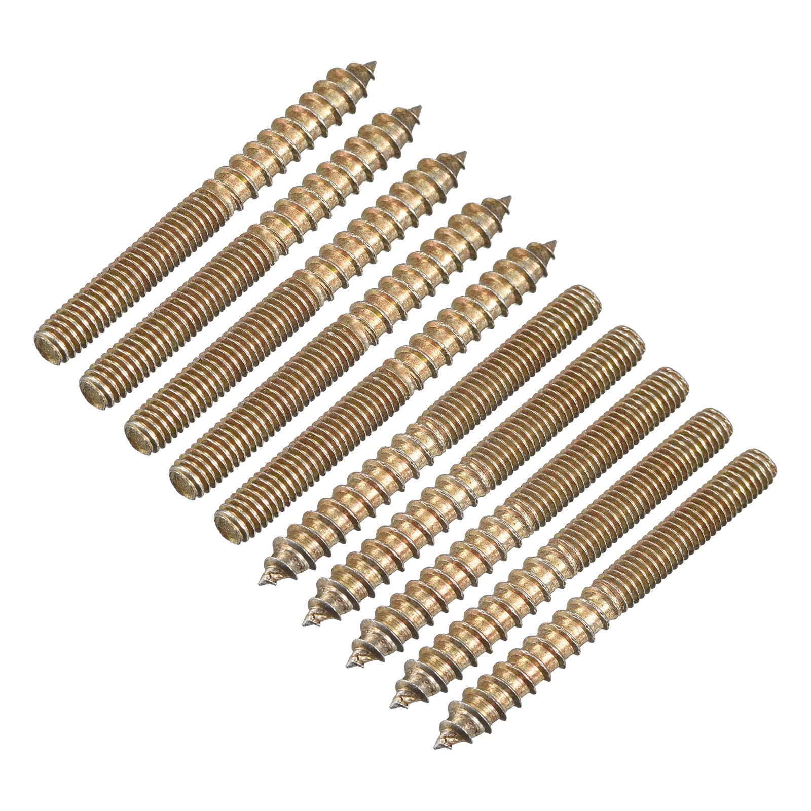 M6x60mm Hanger Bolts, 24 Pack Double Ended Thread Dowel Screws