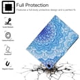 thumbnail image 2 of iPad 9.7" 6th/5th Gen 2018/2017 Case, iPad Air 2/Air 1 Case, Allytech Multi-Angle Viewing Stand Wallet Card Holder PU Leather Scratch Resistant Cover for iPad 6 2018/iPad 5 2017/Air 2 1, Mandala, 2 of 6