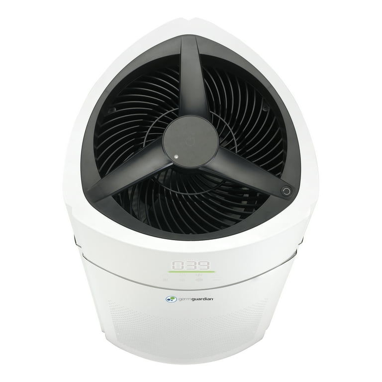 GermGuardian Air Purifier with HEPA Filter Air Quality Monitor Removes Pollutants 402 Sq. ft AC9400W