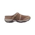 thumbnail image 2 of EASY SPIRIT Womens Brown Removable Insole Comfort Arch Support Buckle Accent Equinox Round Toe Wedge Slip On Mules 7.5 M, 2 of 4