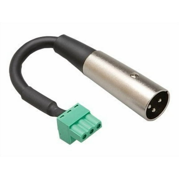 Hosa Technology 6" Low-Voltage PHX3F to XLR3M Adapter