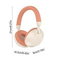 thumbnail image 3 of Yarino Over Ear Bluetooth Headphones, No Sound Leakage, Sports Sweat Resistant, Spatial Audio & Low Latency for Gaming, 40mm Driver, Foldable, 8H Battery, Bluetooth 5.4, 3 of 6