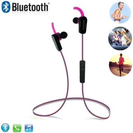 Beyution BT508S Bluetooth V4.1 Sport Headphones, Wireless Earbuds for Running Workout, Noise Cancelling Sweatproof Cordless Headset for Gym Use, Earphones w/Mic, iPhone Android Laptop PC (Best Wireless Headphones For Computer Use)