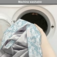 thumbnail image 6 of Nature Dog Crate Cover, Botanical Theme Floral Patterns Orchid Flowers in Line Style, Easy to Use Pet Kennel Cover for Medium Large Dogs, 35" x 23" x 27", White Pale Sky Blue, by Ambesonne, 6 of 6