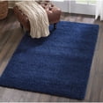 thumbnail image 3 of Nourison Malibu Navy Shag Indoor Area Indoor Rug MSG01 3'11"X5'11", 3 of 5