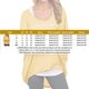 thumbnail image 5 of Gibobby Suéter Divertido con Cuello Rojoondo Suéter de manga larga de murciélago para mujer, blusas con hombros descubiertos, suéter holgado de tamaño, camisas informales, blusas (Rosa, XL), 5 of 5