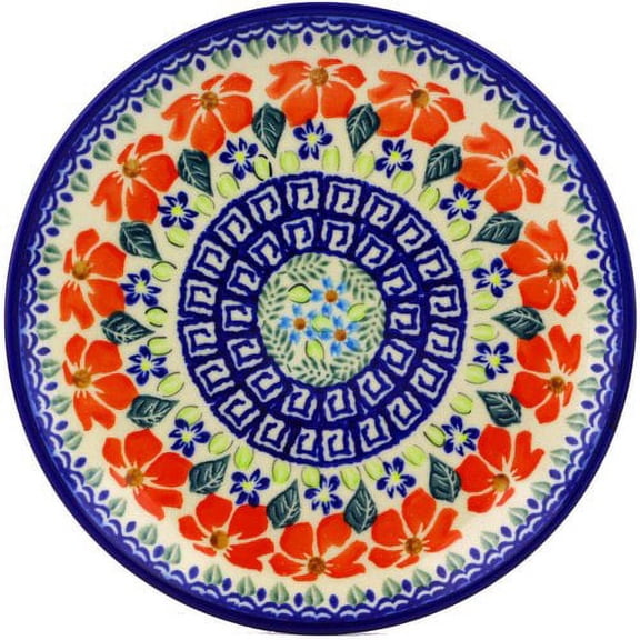 Polmedia Grecian Fields Polish Pottery Decorative Plate